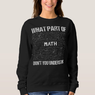 Camiseta Que parte de você não entende matemática?