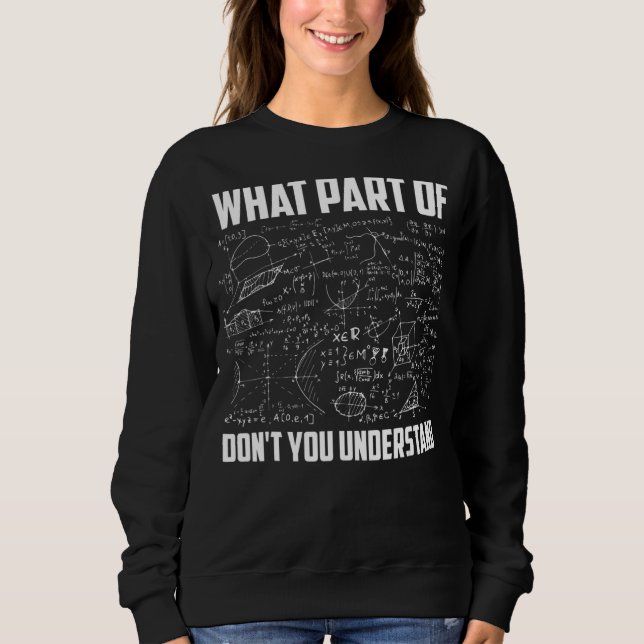 Camiseta Que parte de você não entende professor de matemát (Frente)