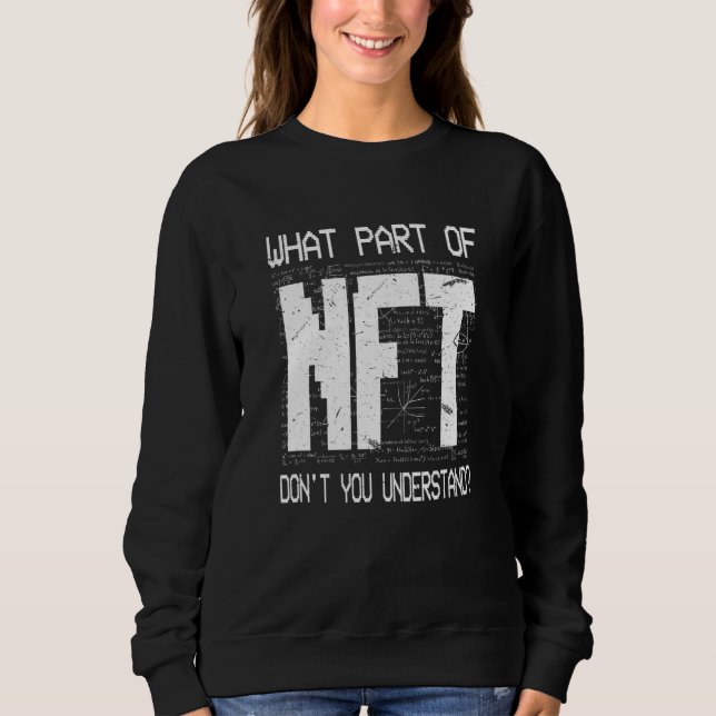 Camiseta Que parte do Nft você não entende Piada criptográf (Frente)
