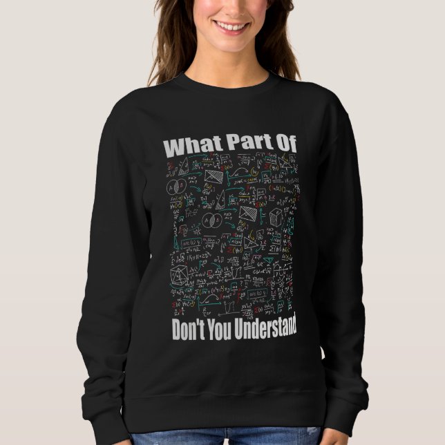 Camiseta Que Parte Você Não Entende  Piadas De Matemática M (Frente)