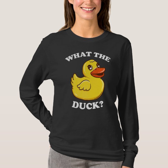 Camiseta Que Pato De Borracha Amarelo Duque Quack (Frente)