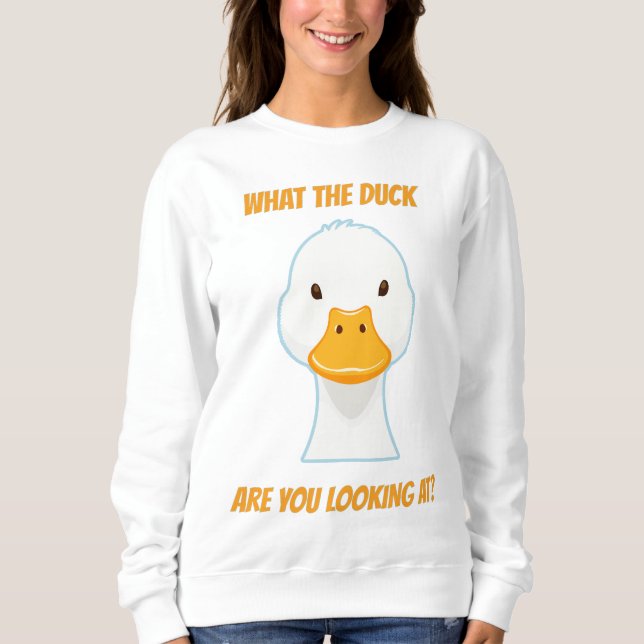 Camiseta Que pato você está olhando? (Frente)