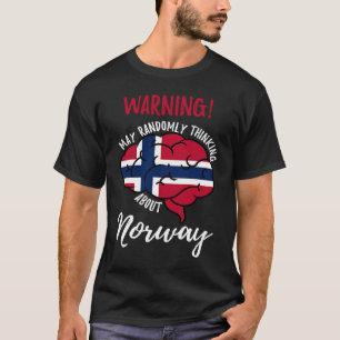 Camiseta Que Pensem Aleatoriamente Nas Raízes Norueguesas