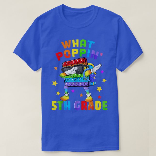 Camiseta Que Poppin 5 De Volta Ao Pop Da Escola? (Frente do Design)
