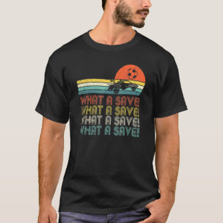 Camiseta Que Poupe O Carro De Futebol Do Retro De Foguete?
