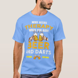 Camiseta Que Precisa De Terapia Quando Tem Cerveja E Abelha