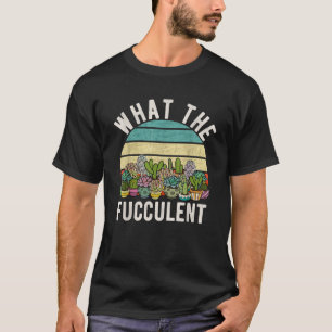 Camiseta Que Punho de Suculentas Cacto Retro Suculento Fucc