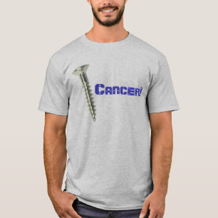 Camiseta Que se lixe o Cancer Colon! (Letras Marinhos)