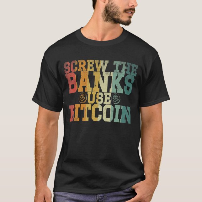 Camiseta Que se lixe os bancos que usam a Cota Criptográfic (Frente)