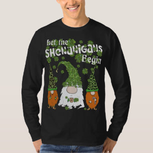 Camiseta Que Shenanigans Comecem A Rua Os Gnomos De Capas V