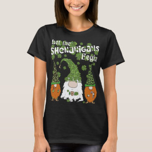 Camiseta Que Shenanigans Comecem A Rua Os Gnomos De Capas V