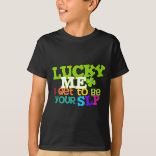 Camiseta Que sorte eu tenho em ser seu professor de fala sl