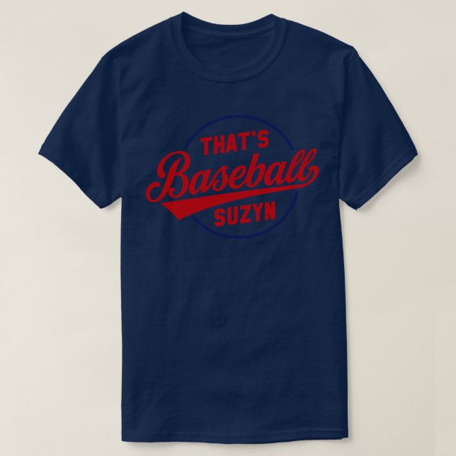 Camiseta Que Suzyn 1 Baseball (Frente do Design)
