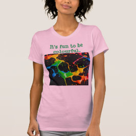 Camiseta Que tal: "Divertido e Colorido: Bella Canvas