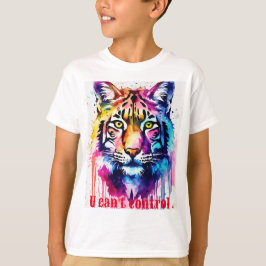 Camiseta Que tal "Liberdade feroz: Tigre 'Não pode controla