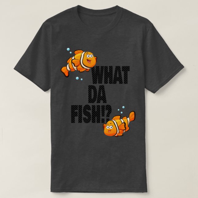 Camiseta Que tal o Peixe, citação engraçada Fato de filhote (Frente do Design)