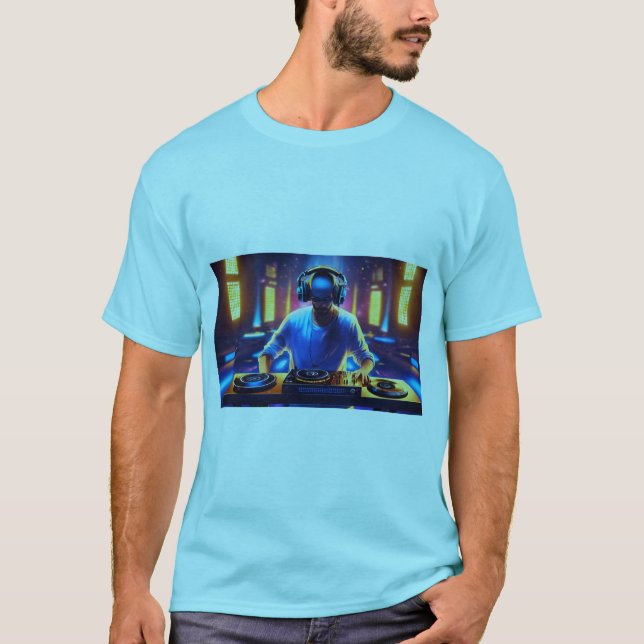 Camiseta Que tal: "Threads Harmoniosos: Vista Sua Música" (Frente)
