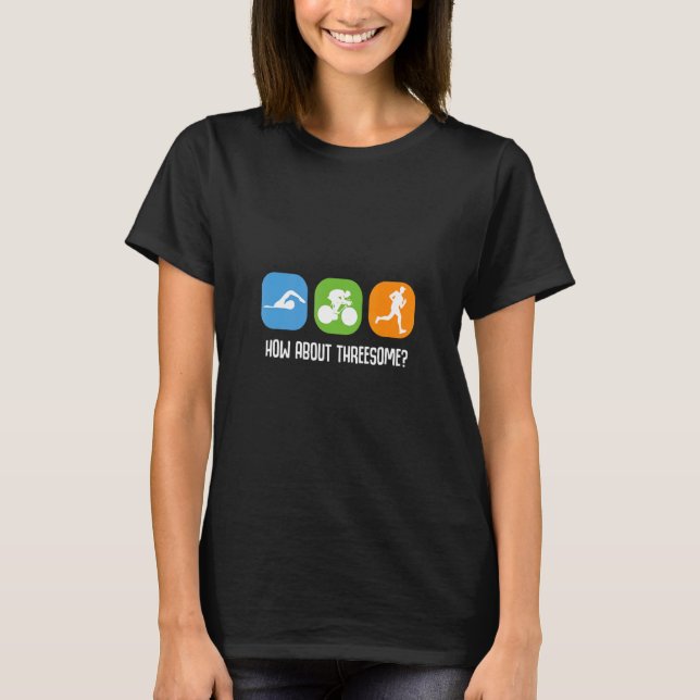 Camiseta Que Tal Triatleta Triathlon Race? (Frente)