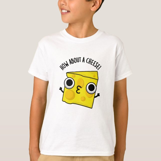 Camiseta Que Tal Um Beijo Engraçado De Queijo (Frente)