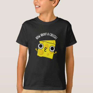 Camiseta Que tal um beijo engraçado de queijo Piadas BG esc