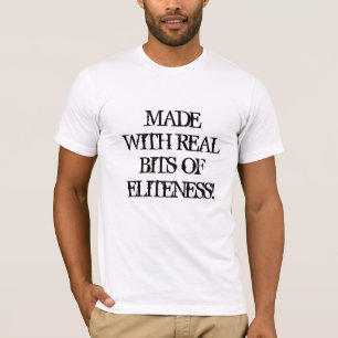 Camiseta Que você é feito?
