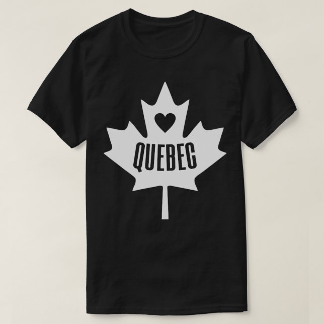Camiseta Quebec Canadá (Frente do Design)