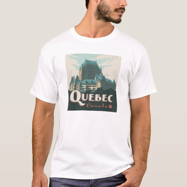Camiseta Quebec Canada | Château Frontenac (Frente)