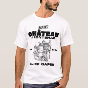 Camiseta Quebec: penhasco do castelo frontenac