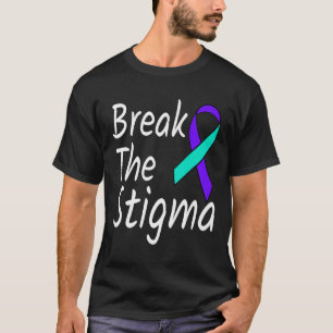 Camiseta Quebra A Fita Da Fita De Prevenção Suicida Do Esti