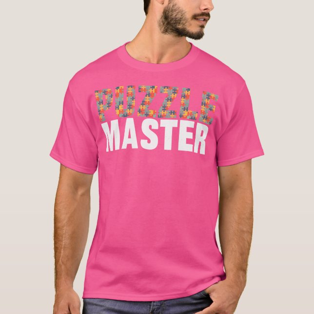 Camiseta Quebra-cabeça - Amante de Quebra-cabeças - Enigma (Frente)