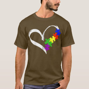 Camiseta Quebra-cabeça Autismo Ame Consciência do Autismo G