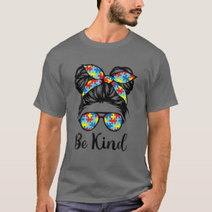 Camiseta Quebra-cabeça Autismo Awarenes Be Kin