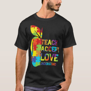 Camiseta Quebra-cabeça Autismo Sensibilização O Professor A