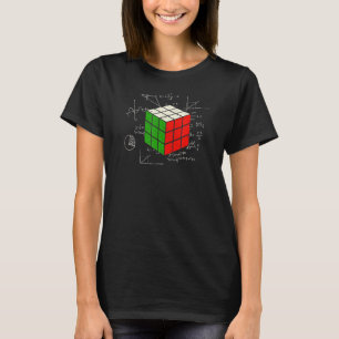 Camiseta Quebra-cabeça Competitivo Velocidade de Matemática