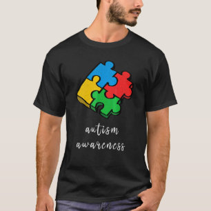 Camiseta Quebra-cabeça Conscientização do Autismo Seja Gent