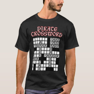 Camiseta Quebra-cabeça Cruciverbalista Pirata do Word Finde