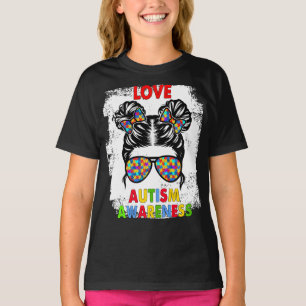 Camiseta QUEBRA-CABEÇA de AMOR Pizes Autismo Sensibilização