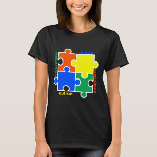Camiseta Quebra-cabeça de Consciência Autismo