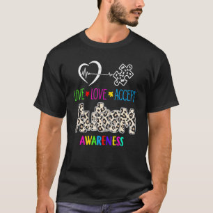 Camiseta Quebra-cabeça de Consciência do Autismo Coração Vi