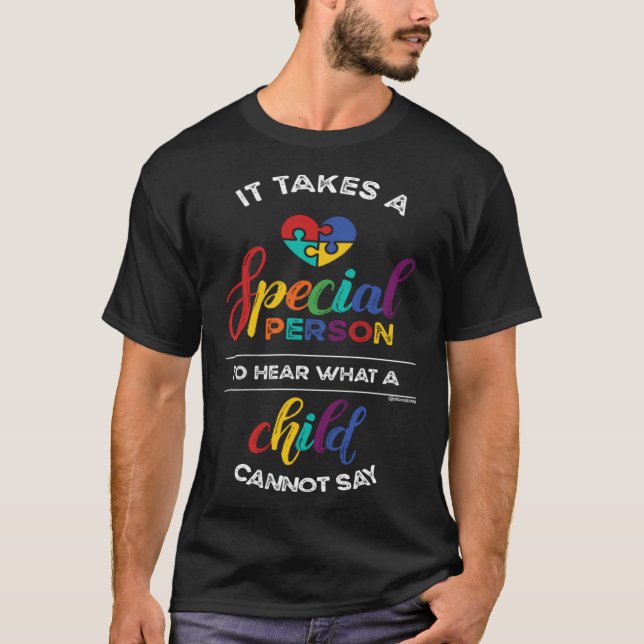 Camiseta Quebra-cabeça de Conscientização do Autismo É Prec (Frente)