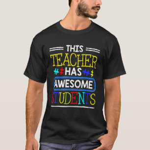 Camiseta Quebra-cabeça de Conscientização do Autismo Esta P