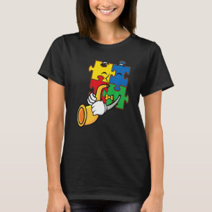 Camiseta Quebra-cabeça de conscientização sobre autismo de