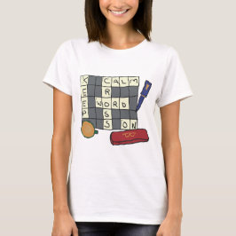 Camiseta Quebra-cabeça de espadas cruzadas