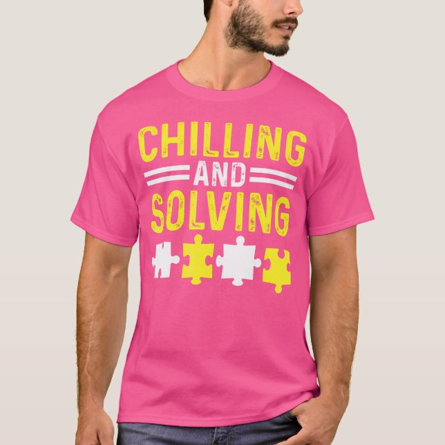 Camiseta Quebra-cabeça de Jogo de Tabuleiro Assustador (Frente)