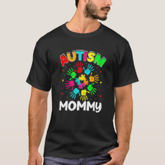 Camiseta Quebra-cabeça de Mamãe de de Autismo Autism Awaren