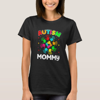 Camiseta Quebra-cabeça de Mamãe de de Autismo Autism Awaren