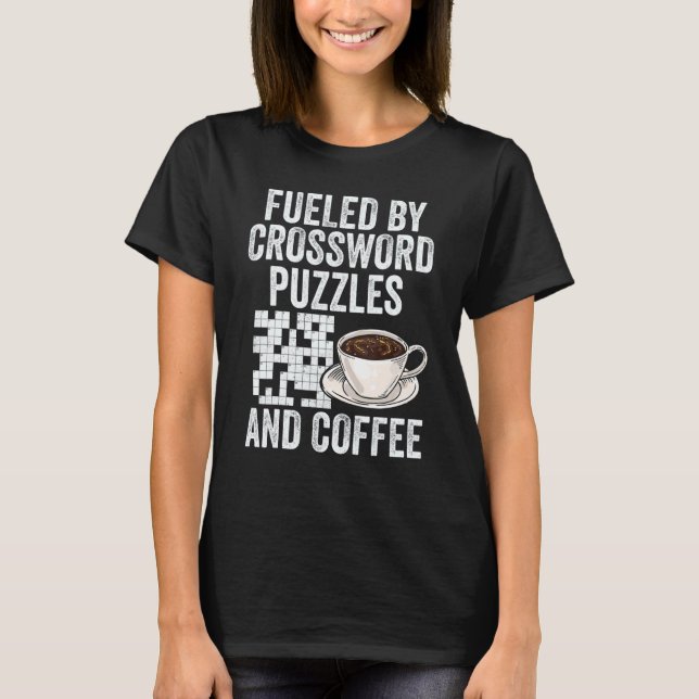 Camiseta Quebra-cabeça de Palavras Cruzadas (Frente)