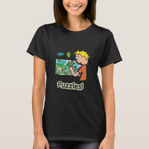 Camiseta Quebra-cabeça de quebra-cabeça