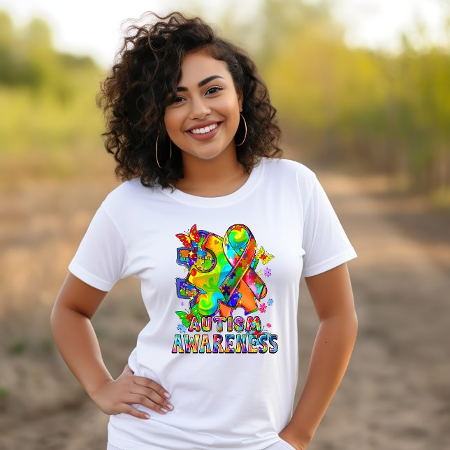 Camiseta Quebra-cabeça de Sensibilização Autismo (Criador carregado)