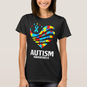 Camiseta Quebra-cabeça de Sensibilização do Autismo Mundial